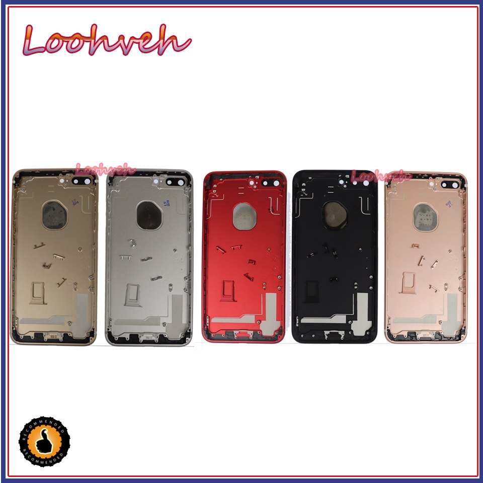 Aaa+ voor iphone 7 7g hoesje iphone 7 plus behuizing volledige behuizing behuizing montage batterijklep vervanging middenframe