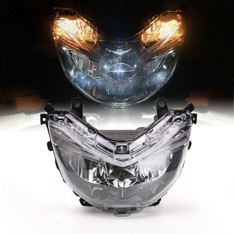 Pour Yamaha NMAX125 NMAX155 projecteur phare NMAX 125 155 moto plastique plein LED phare avant