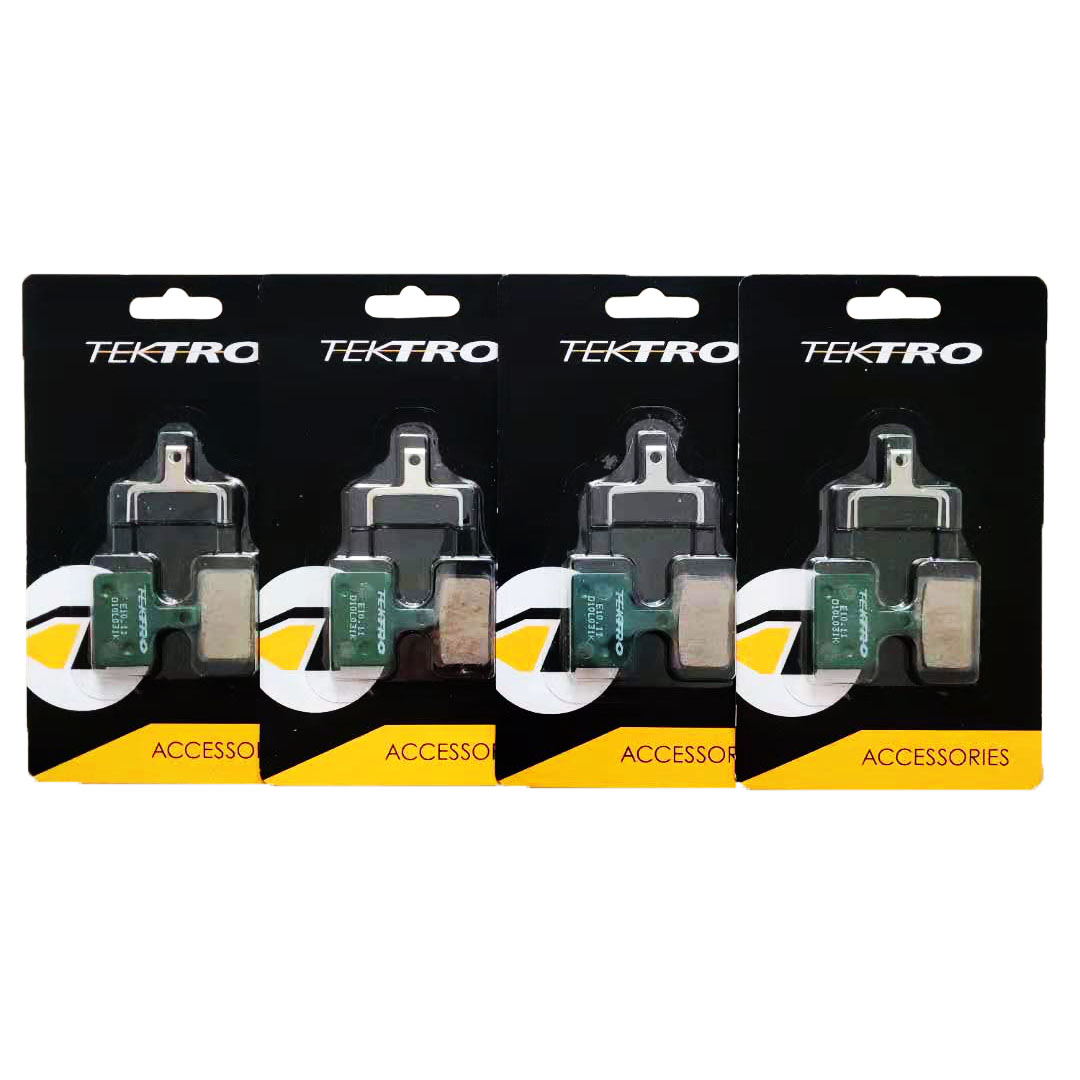 Pastillas de freno de disco TEKTRO E10.11, pastillas de freno MTB, bicicleta plegable de montaña y carretera para MT200/M355/M395/M415/M285/M286/M280: Verde
