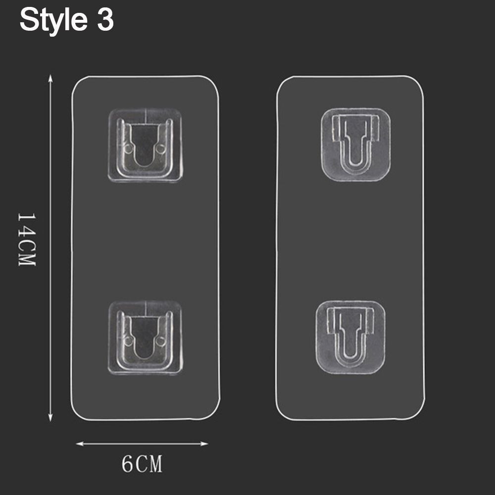 PVC perforierte stanz freie Zauberstab steckdose Router Halfter Buchse transparente Lagerung selbst klebende Kabel Wohnkultur Organizer: verrotten