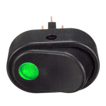 12v 30a led-lys diy vippebryter spst på / av for bilmodifisering lastebil van båt trykknapp 3 pins svart