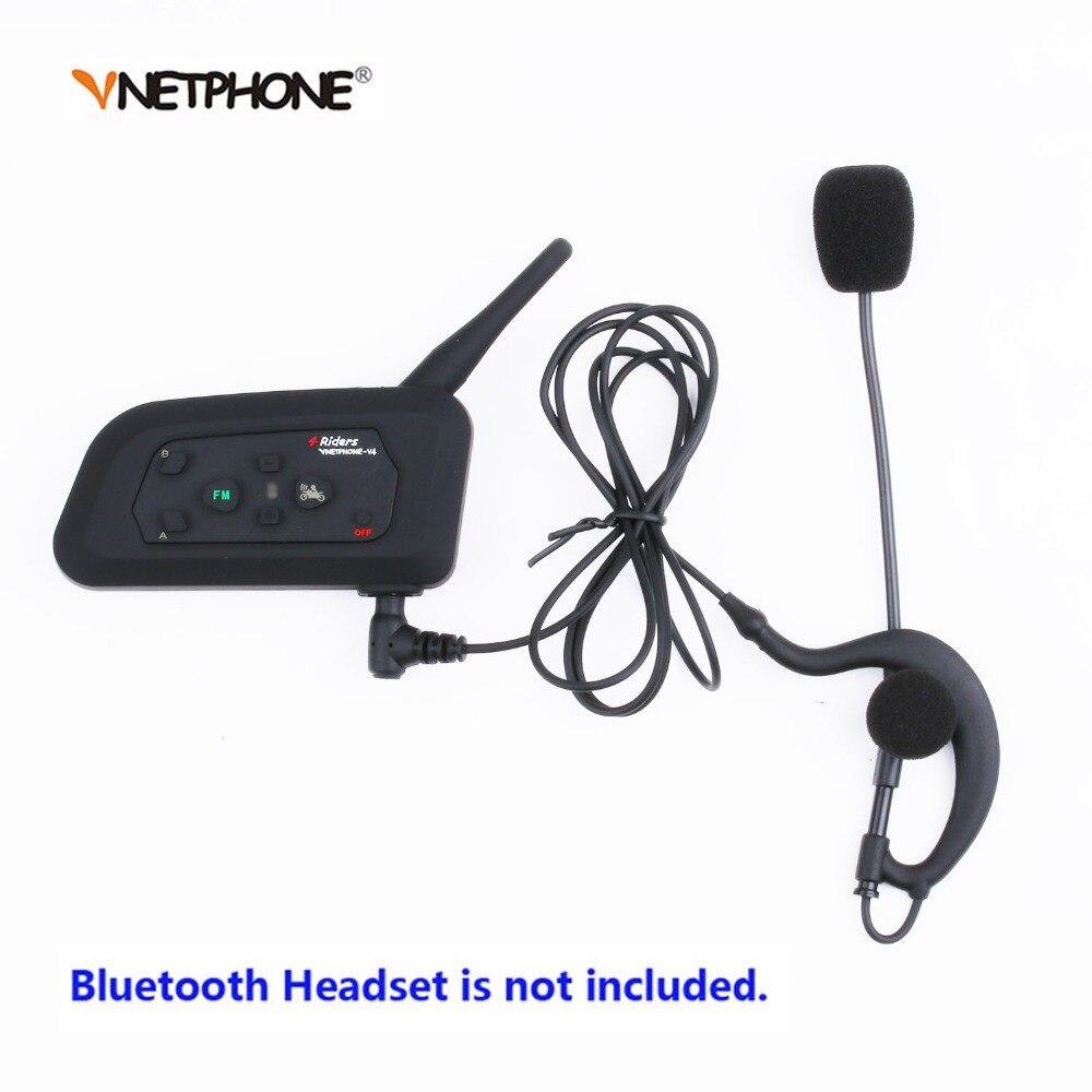 Ørekrog 3.5mm jack headset mikrofon mikrofon til vnetphone ejeas  v6 v4 fbim  v2-500c bluetooth intercom motorcykelhjelm interphone