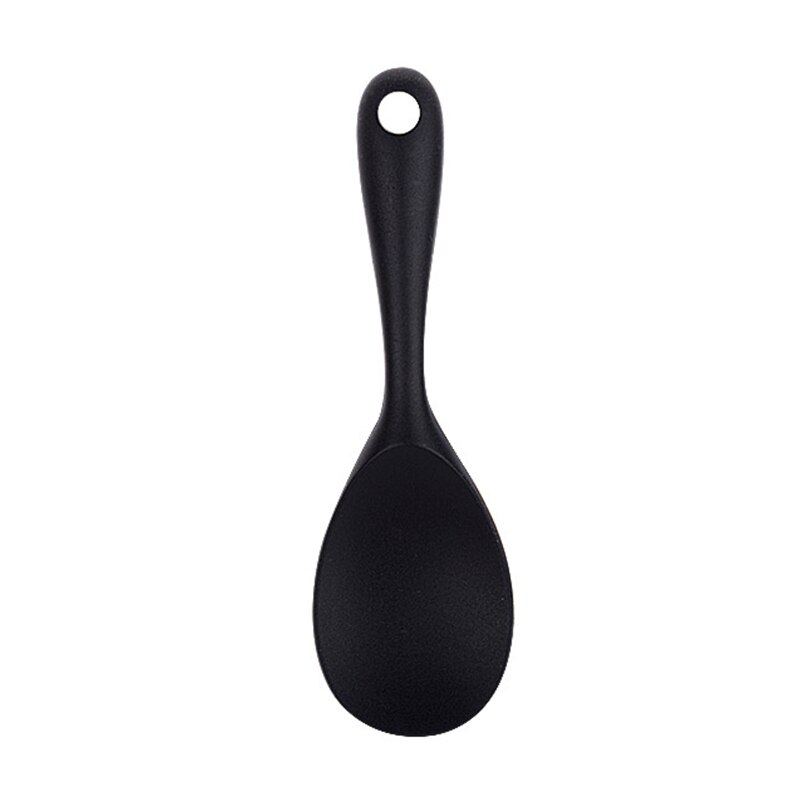 Pan Spoon Shovel Omelette Spatula Kitchen Accessories Silica Gel Steak Shovel Non-Stick Pan Fried Fish Shovel Household Tools: Spoon black