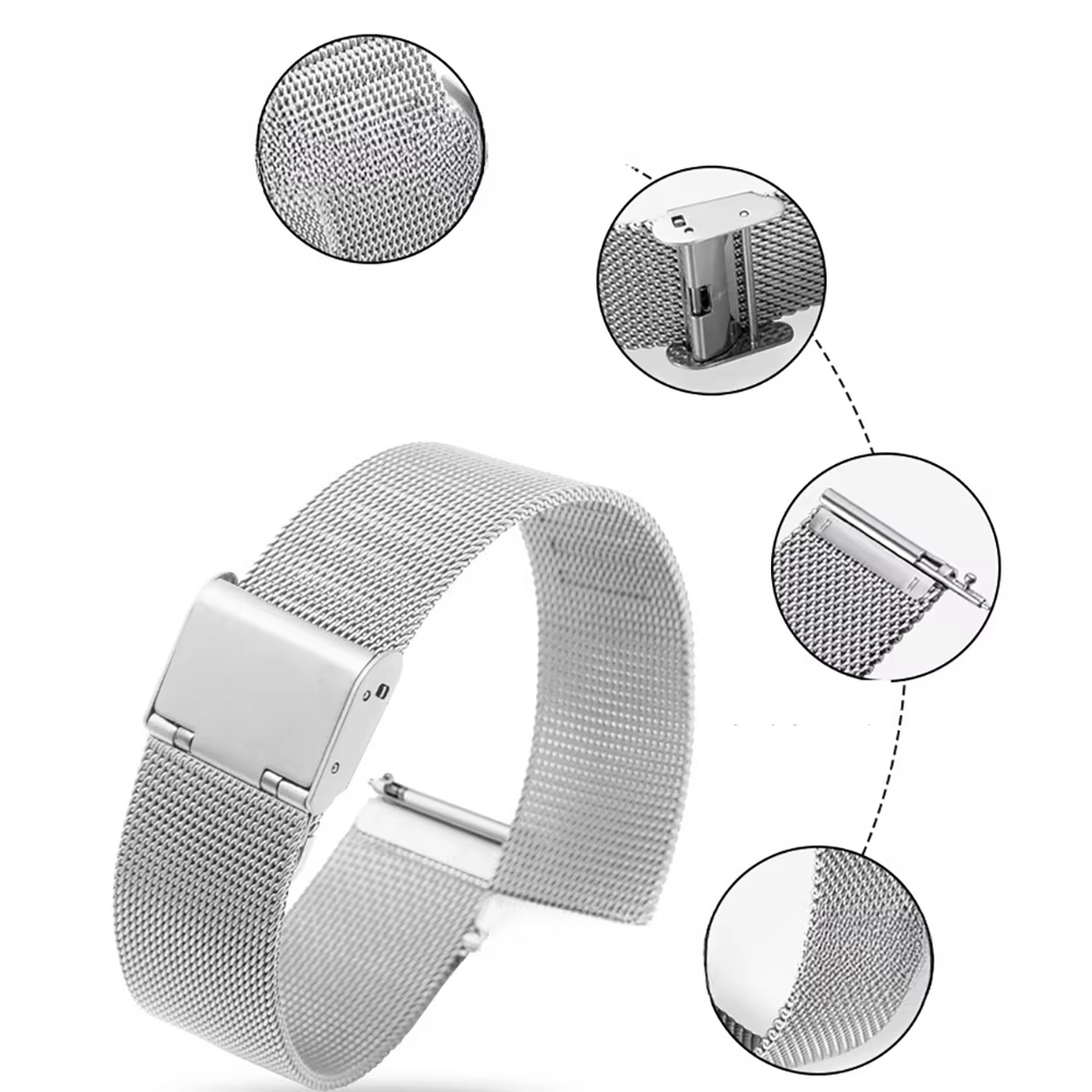 Bracelet de montre milanais en métal pour Xiaomi Redmi Watch 5 Active/5 Lite/3 Active/3 Lite, Bracelet de remplacement en acier inoxydable
