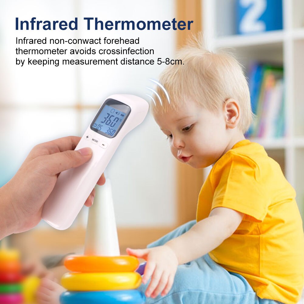 Digital Infrared Thermometer Non Contact Temperature Meter hygrometer Temperature Fever Measuring Tools thermal sensor