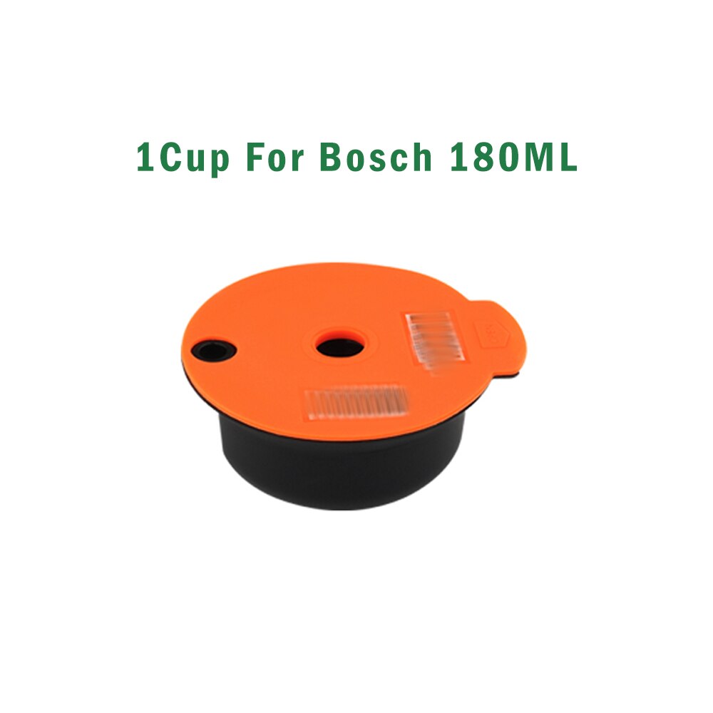 Nachfüllbare Kapsel Für Bosch-0 Gummi Silikon O Ringe Für Nespresso Kaffee Kapseln Dichtung Zubehör Crema Hersteller Werkzeuge: 1Tasse Pro Bosch 180ML