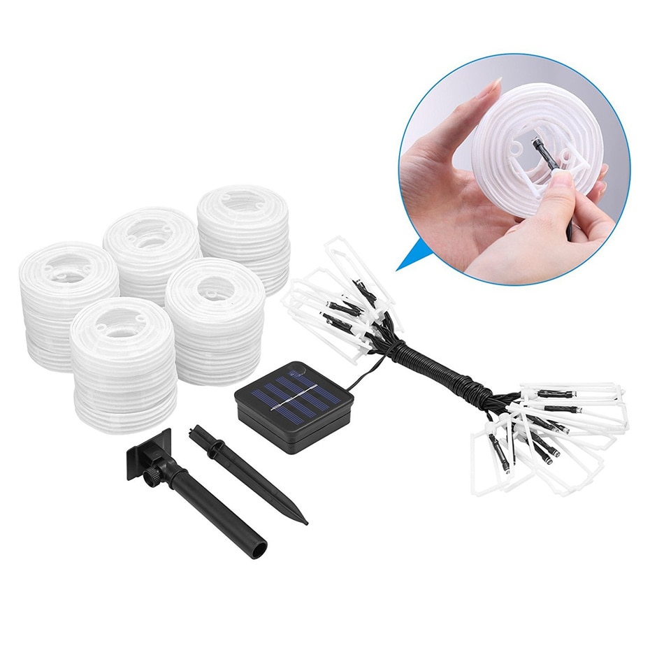 Garden Decoration Lights Solar Lantern String Lights For Garden Yard Fence Patio Terrace Christmas 5/7M 50leds LED Solar light