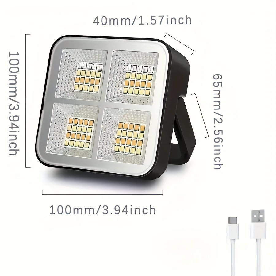 LED-campingverlichting op zonne-energie, werklampen op zonne-energie voor buiten, tentverlichting op zonne-energie, gebruikt voor stroomuitval, noodsituaties, orkanen
