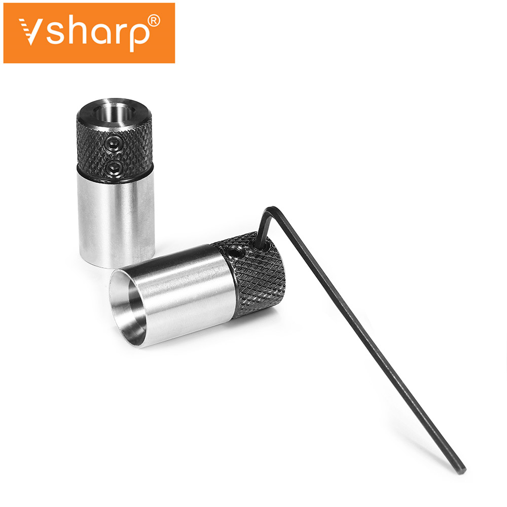 1pcs Woodworking Drill Row Cross Sleeve Clamp Drill Sleeve Base for Wood Drill Bit on Drilling Rig Collet Chuck