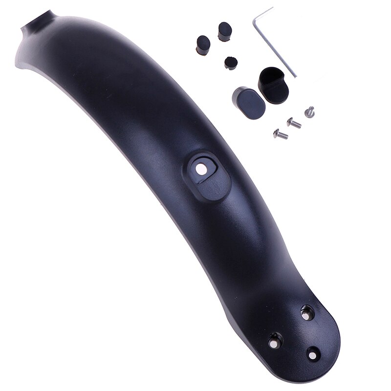 Rear Mudguard Electric Scooters Fender Guard Skateboard Fender Pro Parts Accessory For M365 Scooter White/Black: Black