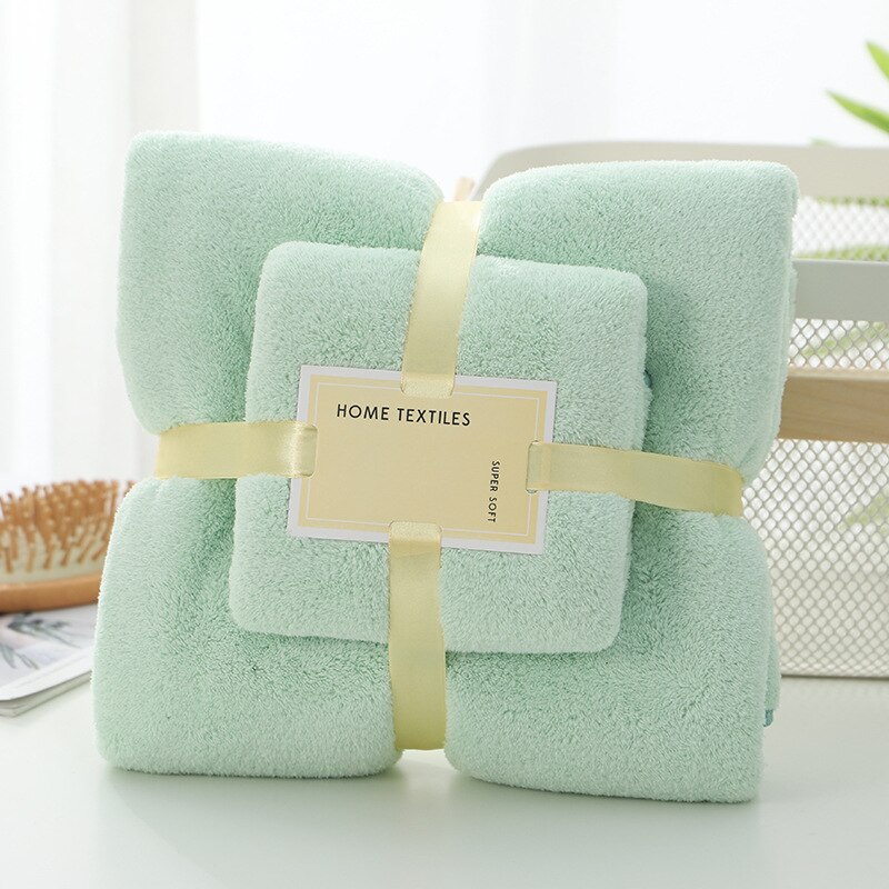 Tykt korall fleece håndkle badehåndkle sett badehåndkle små og butikk dekker myk absorberende: 6