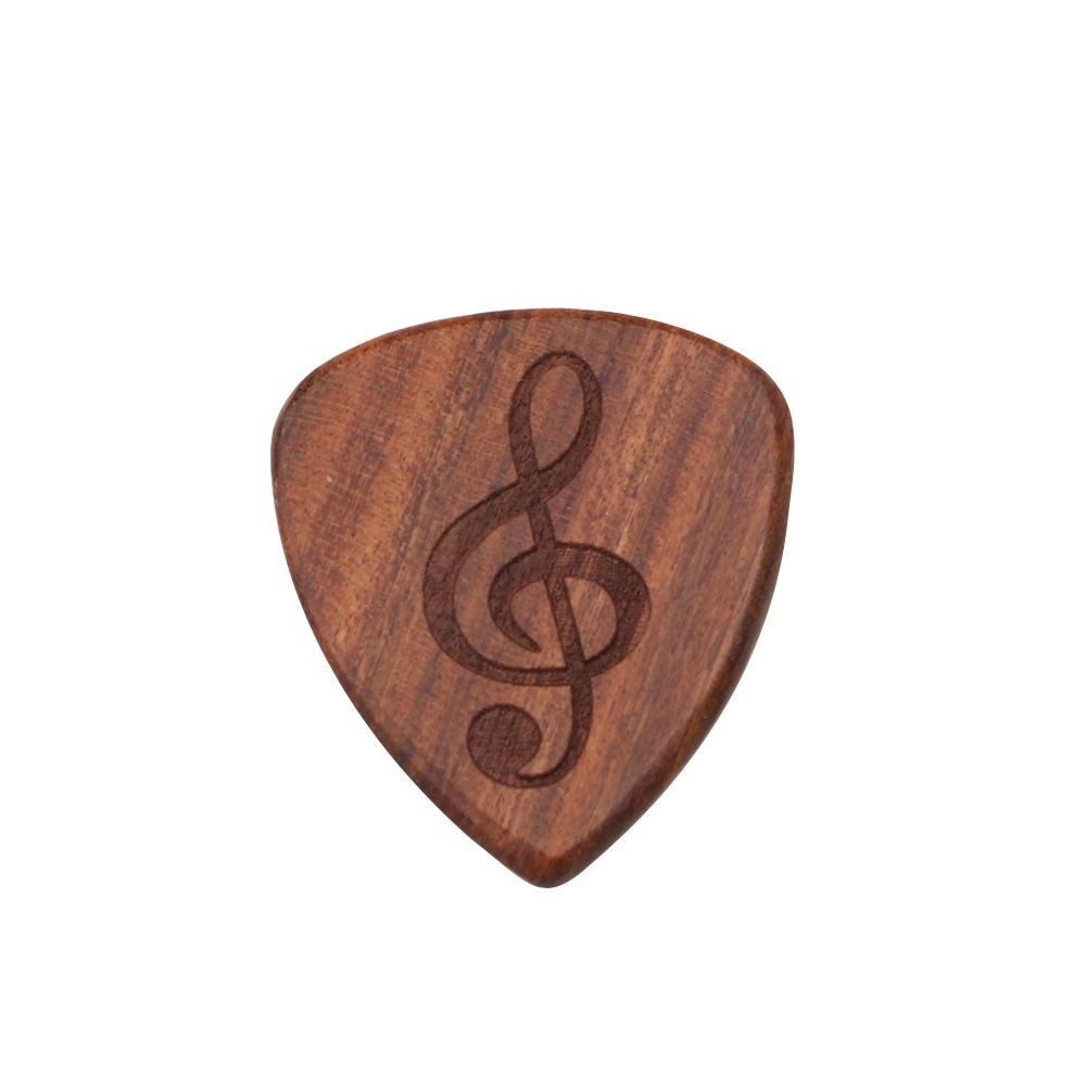 Folk Gitaar Massief Hout Pick Schedel Kokospalm Muzikale Symbool Ukulele Bas Plectrum Muziekinstrument Accessoires: C
