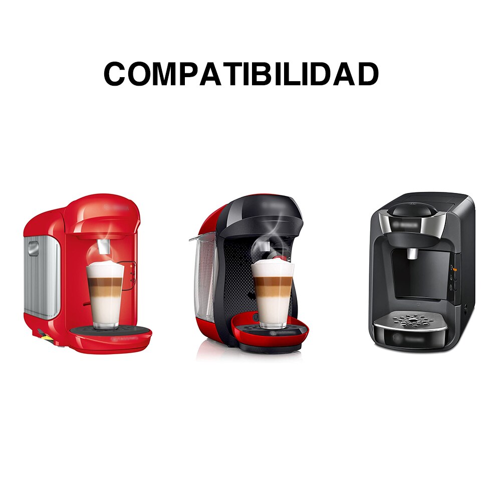 Produce Refillable Coffee Capsules Eco-Friendly Compatible With Bosch-1 Machine Tassimo-0 Coffee Pod Crema Maker
