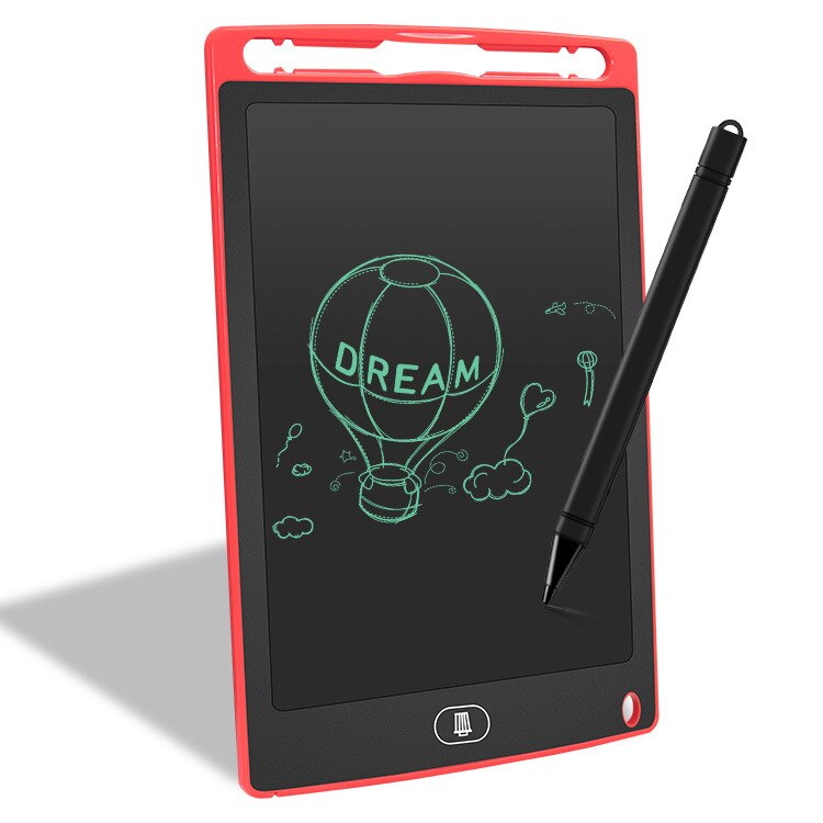 Divertida tableta de dibujo Digital Miki, tableta de escritura Lcd de 8,5 pulgadas, tabla gráfica electrónica portátil Ultra delgada, almohadilla para para niños: Rojo