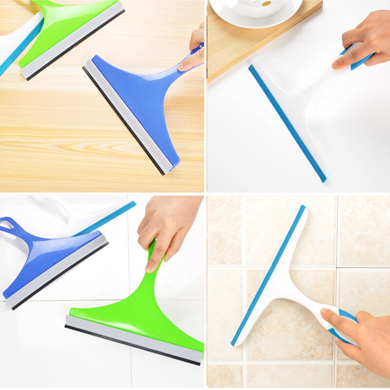 Cepillo limpiacristales para limpieza de ventanas, limpiador de escobilla de aire, raspador de lavado para el Hogar, baño, coche, herramienta de limpieza, accesorios de cocina