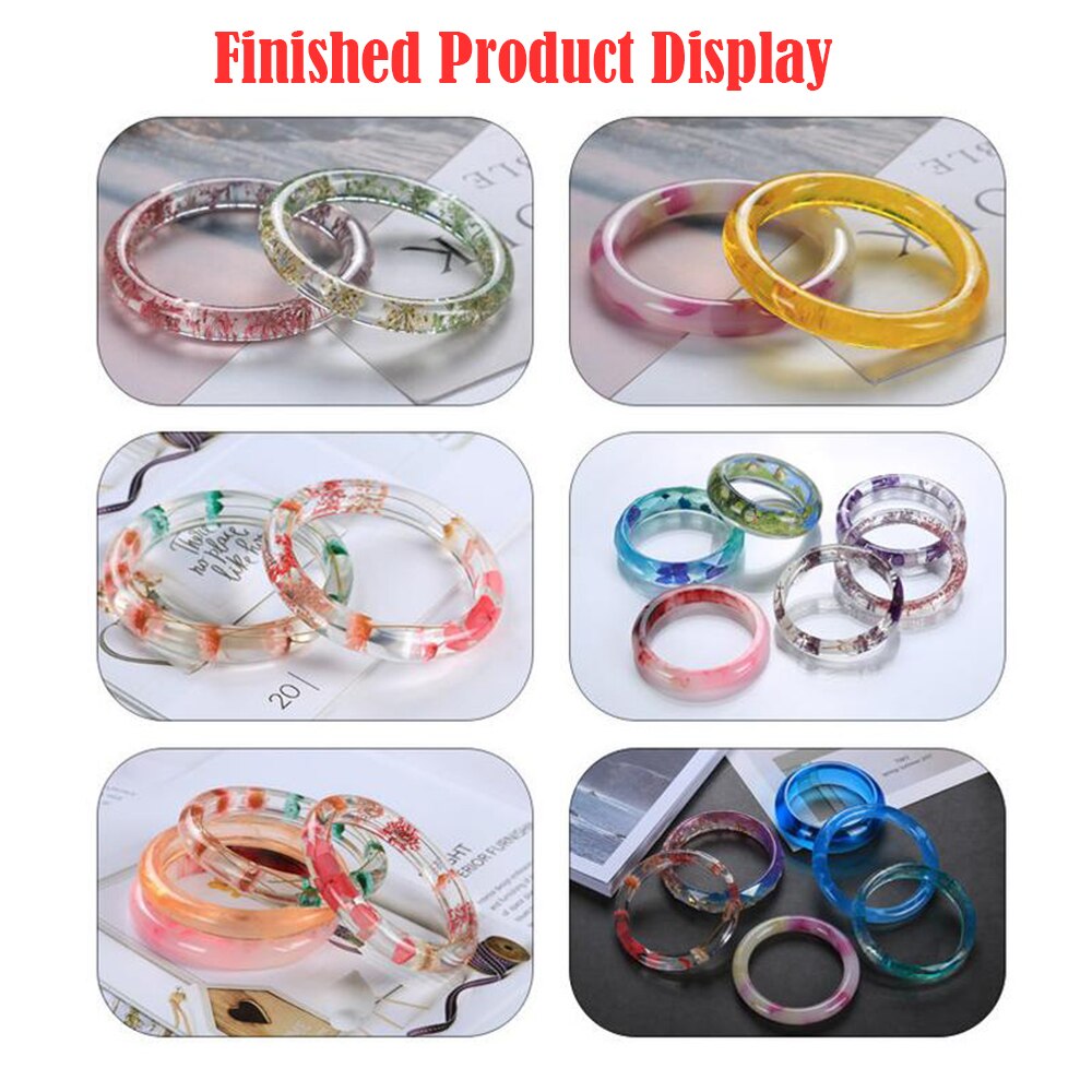 Mixed Style Jewelry Epoxy Casting Molds Tools Set Silicone UV Casting Tools Clay Resin Casting Molds For Jewelry making DIY