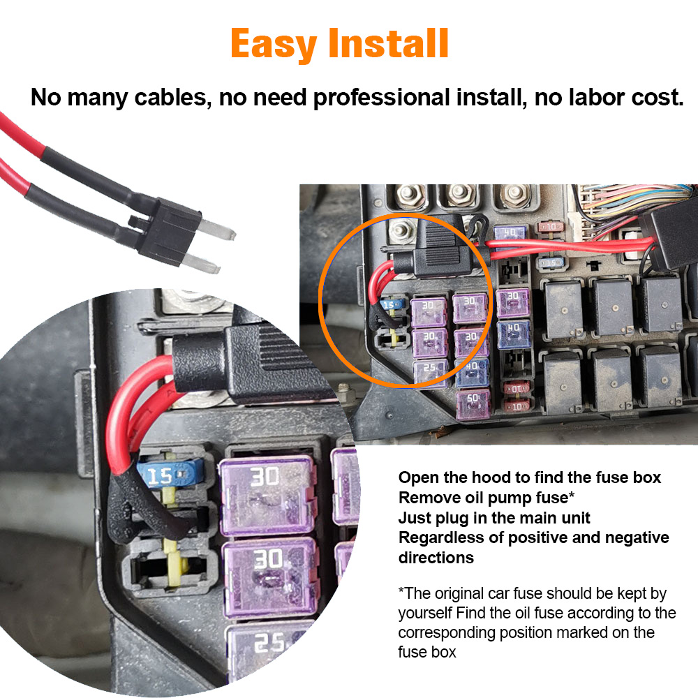 12V Car Immobilizer RFID Engine Lock Motorcycle Anti-Hijacking Device Anti-robbery Security System Intelligent Circuit Cut