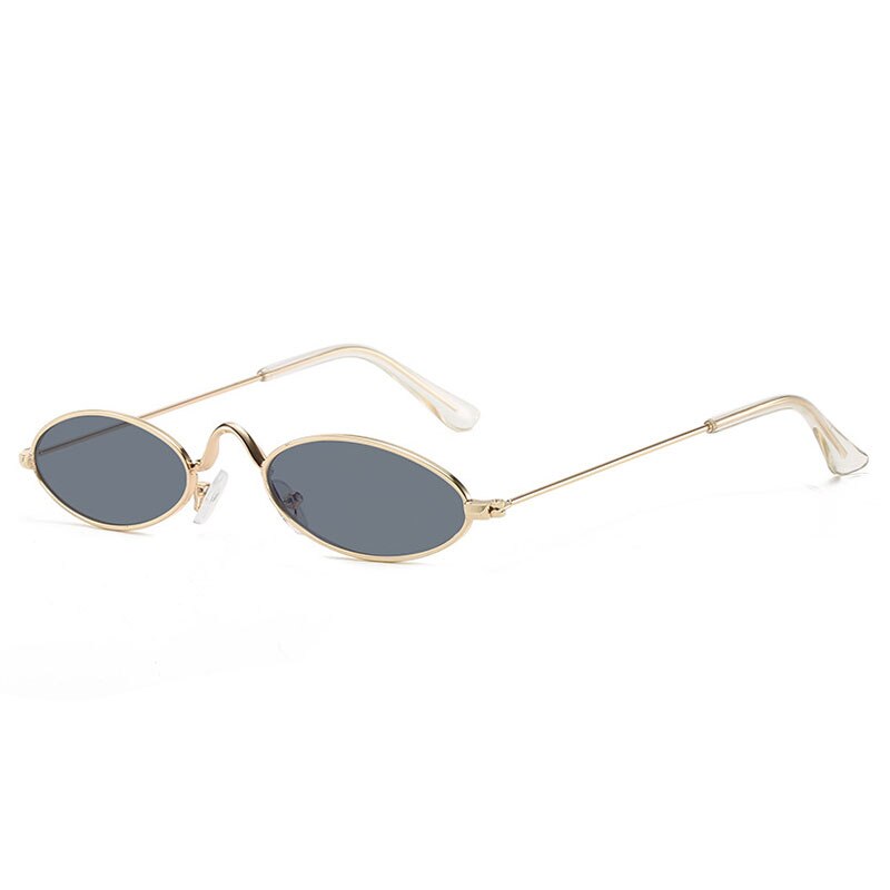 UEESHOP-gafas de sol Okulary Vintage para hombre y mujer, lentes de sol ovaladas pequeñas, de , antiazul: C
