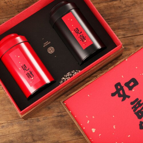 Tea Bag Storage Box Caddy Set Ceramic Smell Proof Leaves Container Japanese Tea Voorraadbussen Keuken Storage Supplies AB50CY: Iron A