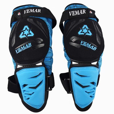 VEMAR Motorrad Schutz kneepad Feuerfeste Moto-Cross Knie Schutz Schutz MTB Schutz Getriebe Kneepad Moto Knie befestigen Unterstützung: Himmel Blau