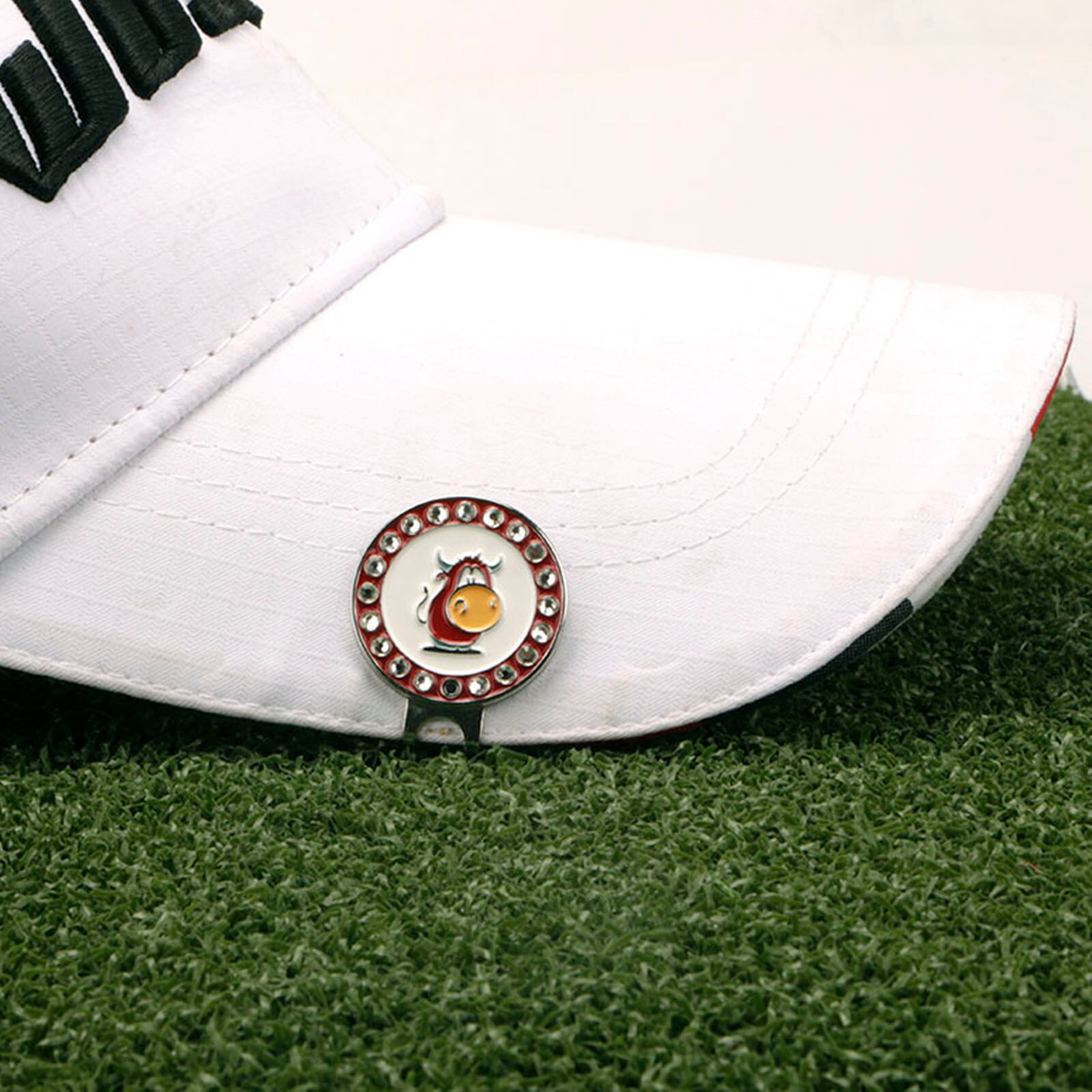 Golf Ball Markers Women Men Hat Clip Position Mark Sign Club Golfer Removable Attaches Keepsake Training Aids Golf Ball