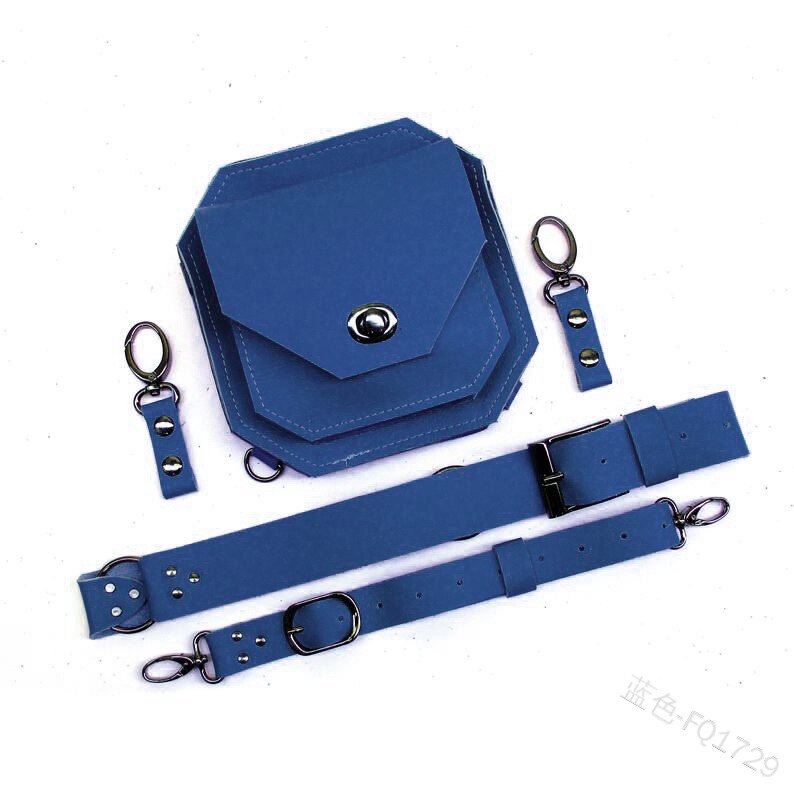 Unisex medieval Leather Rivet Leg Bag Steampunk Retro Rock Waist Belt Bag Crossbody Waist Bags Phone Pouch