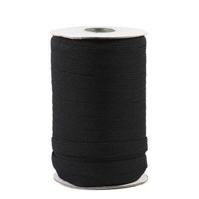 Elastic Bands Spandex Band Sewing Ribbon Trim Sewing Fabric Stretch Rope DIY Apparel Sewing Garment Accessories Elastic Bands: Black / 3mm 5M