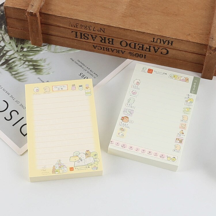 48% Japan Classroom notebook soft copying homework book Tearable note paper diy toy WJ01