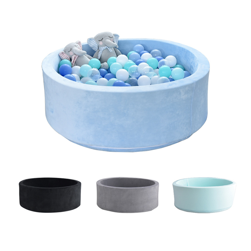 Effen Kleur Kids Ronde Bal Pit Baby Oceaan Bal Zwembad Zachte Kinderbox Indoor Buiten Spelen Speelgoed Voor Peuter Baby Jongens & Meisjes