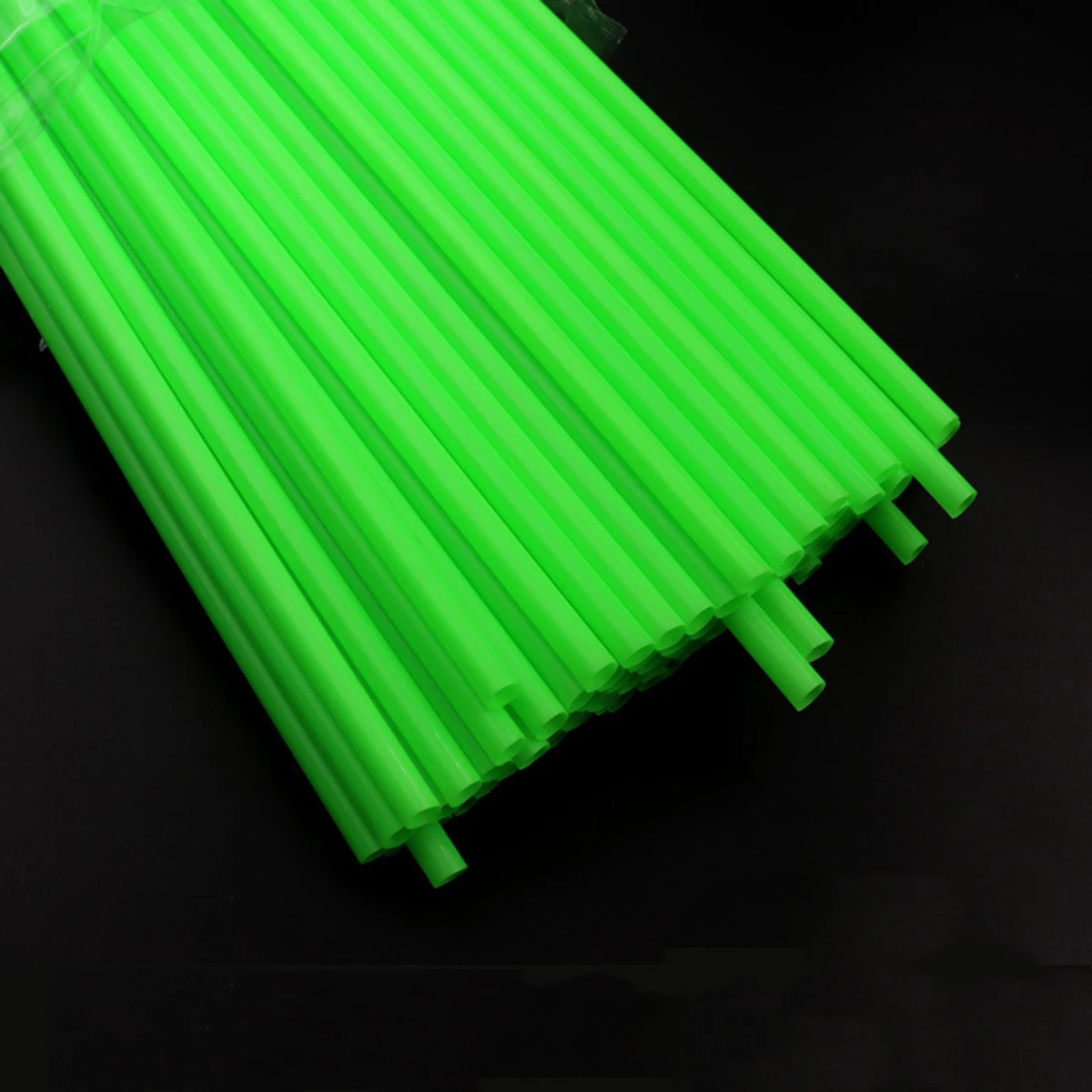 100pcs-26cm Straws Milkshake Straws Smoothie Straws Beverage Thick Straw For Boba Tea Milkshake Bar Accessories: light green