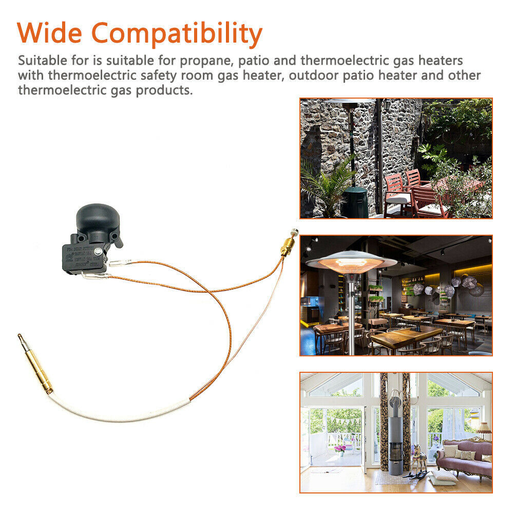 Thermoelement- und Neigungsschalter für Terrassenheizung, Dump-Schalter für Propanheizung, Terrassenheizung, Reparatursatz für Gasheizung im Freien