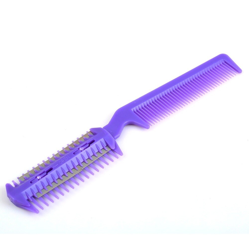 1 pc Multi-Functional Home DIY Hair Razor Comb Hairdressing for Shaping Layering and Trimming Hair