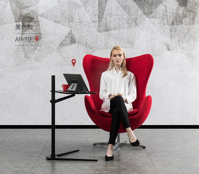 Ruchomy w górę-8T aluminium 7-20 cali laptop stojak podłogowy wysokość regulowana nocna Lapdesk sofa biurko na tablet PC zeszyt stolik robić herbaty