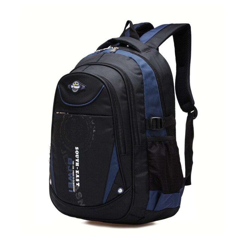 Waterdichte Kinderen Schooltassen Meisjes Jongens Kids Satchel Orthopedische Rugzak Basisschool Rugzak Mochilas Infantil: deep blue 2