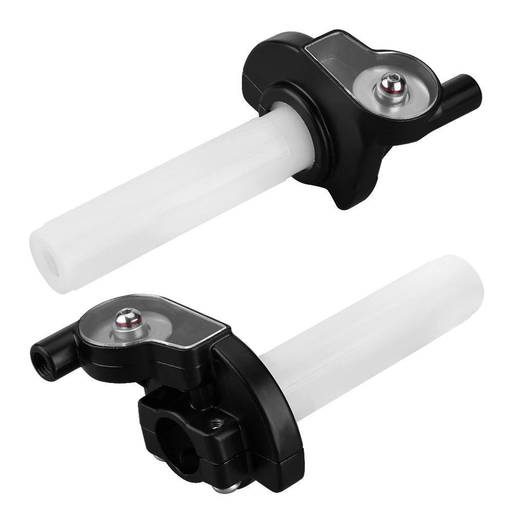 Empuñaduras de giro de acelerador para motocicleta, accesorio Visual de aleación de aluminio de 22mm, compatible con 50cc-160cc ATV Dirt Bike