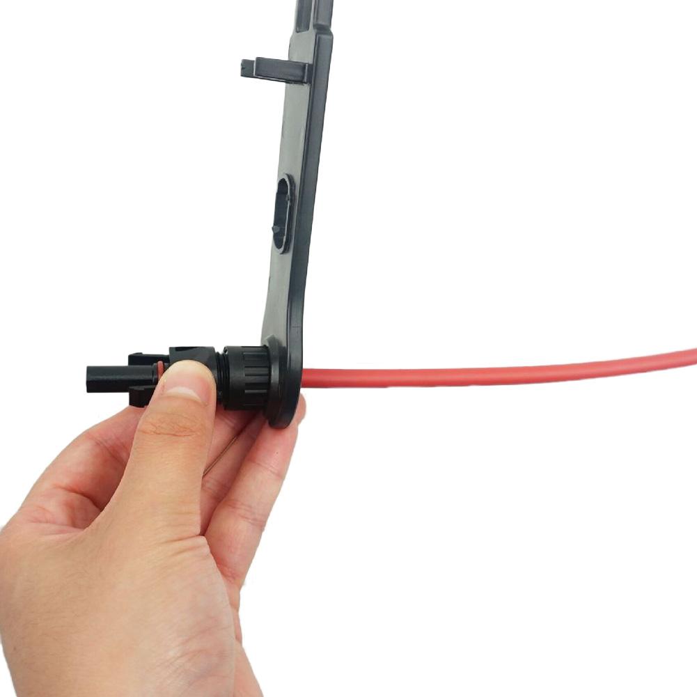 1 Pair Solar Panel Connector Disconnect Tool ABS Button Panel Connector Wrench Connector Manual Installation Wrench