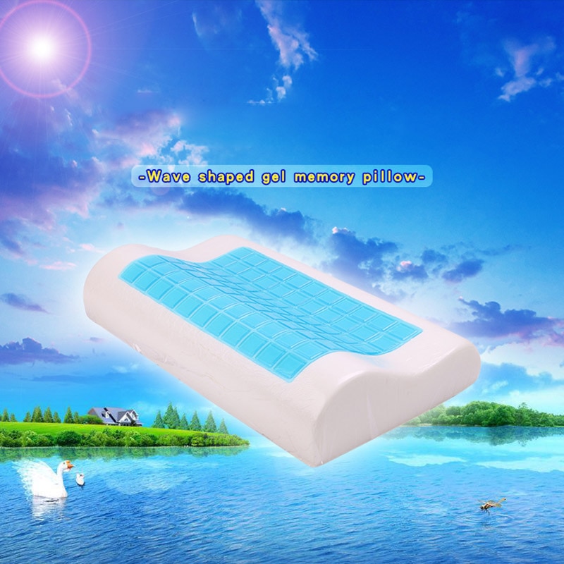 Memory Foam Kussen Cooling Gel Omkeerbare Orthopedische Ondersteuning Slapen Nek Kussens Voor Thuis Kantoor Tt-Best