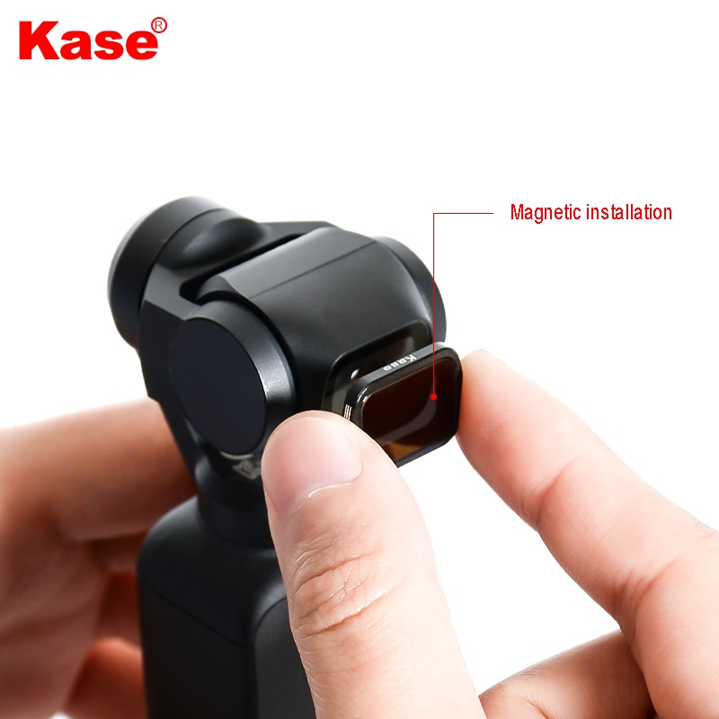 Kase magnético ajustable ND2-400 / ND + PL / CPL / Neutral filtro nocturno para Osmo Pocket 2 cámara de mano