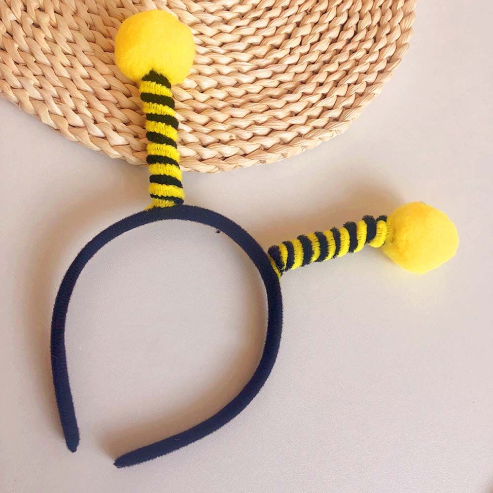 Sjov bi-pandebånd hårbøjle til børns forestillingsdekoration rekvisitter tegneseriedyr børnefest hovedbeklædning hårtilbehør: Grå