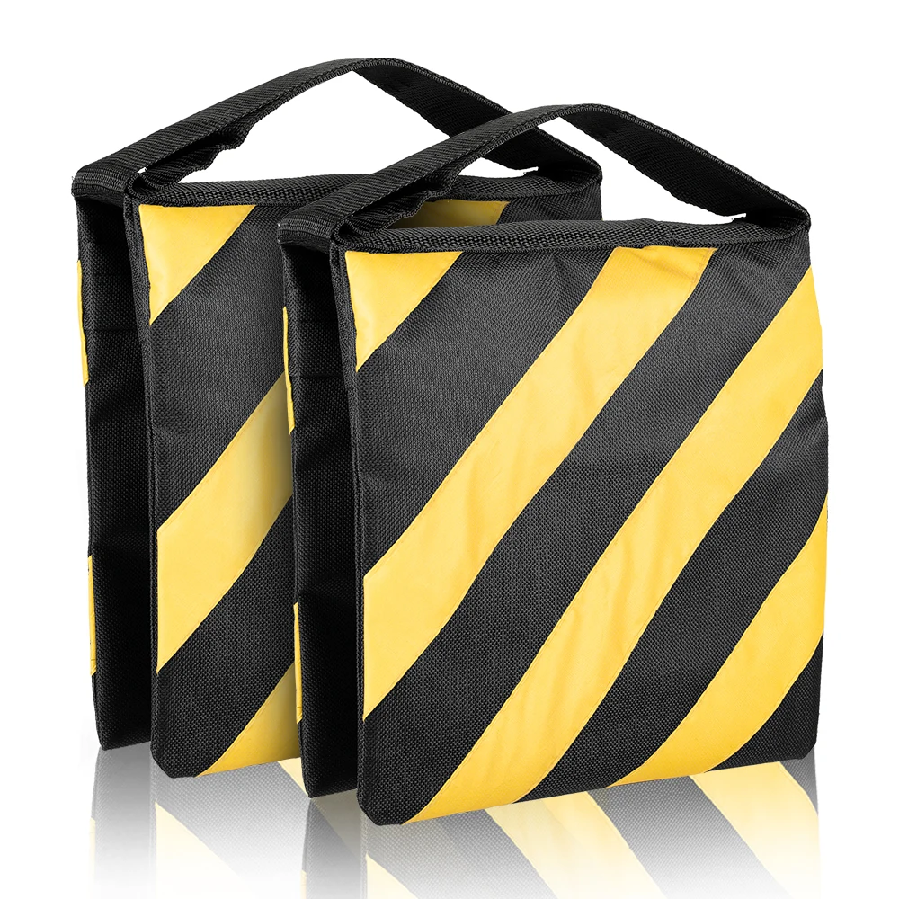 Photography Black Sandbags Use For Background Backdrop Stand,Photo Studio Boom Arm Cantilever Light Tripod,Heavy Duty Sand Bag: WHITE