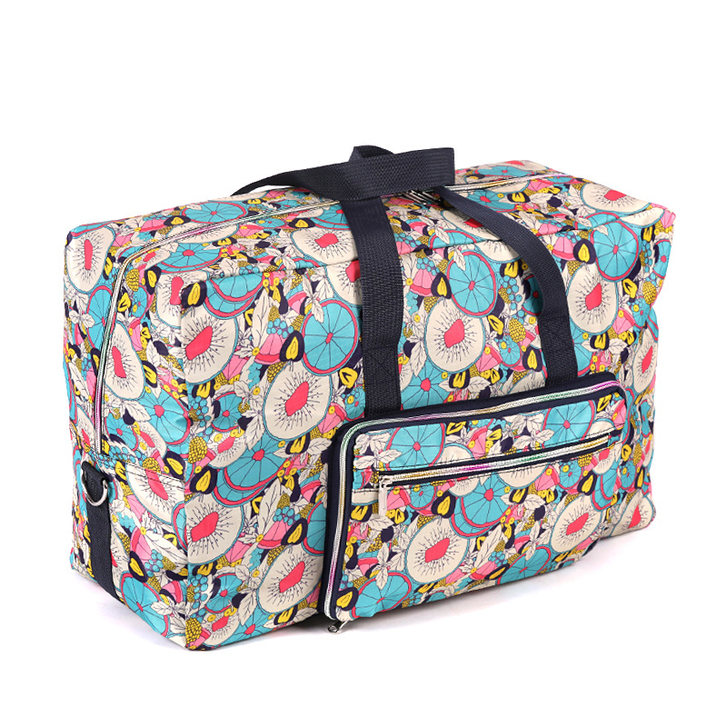 ANAWISHARE Women Travel Bags Large Capacity Folding Luggage Travel Handbags Duffle Bag Nylon Waterproof Storage Bag Travel Bag: 24
