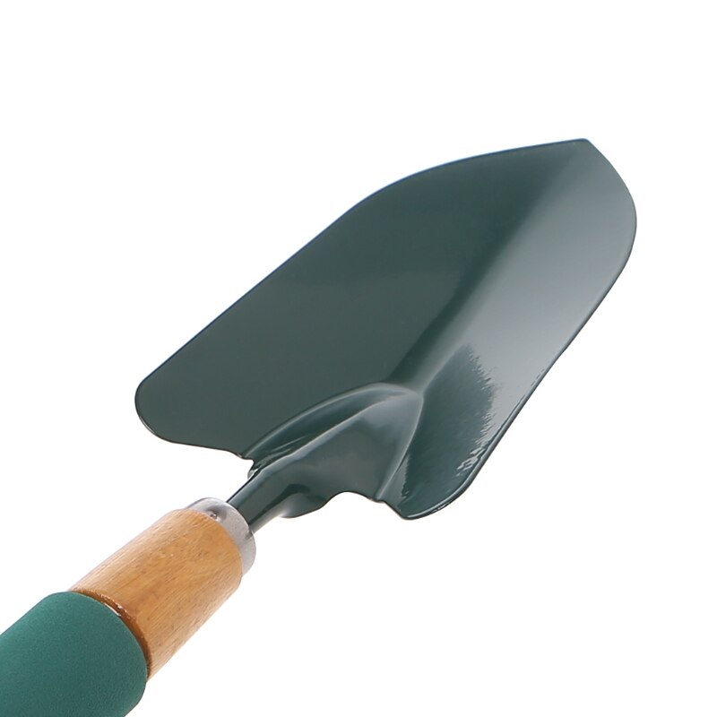 Wood&Sponge Grip Metal Shovel Trowel Garden Yard Hand Tool Home Lawn Seed Plant 35ED
