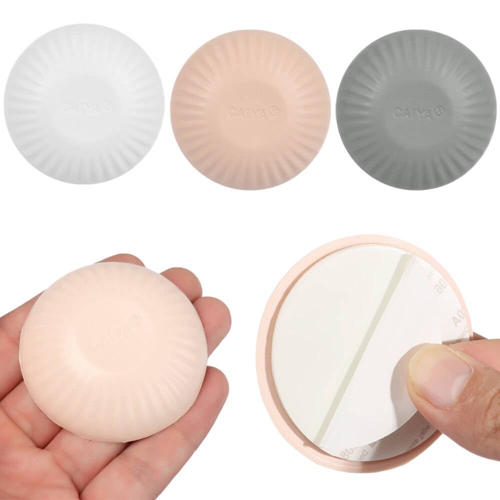 Soft Rubber Pad To Protect The Wall Self Adhesive Door Stopper Stickers Wall Fenders Guard Bumper Handle Knob Crash Protective
