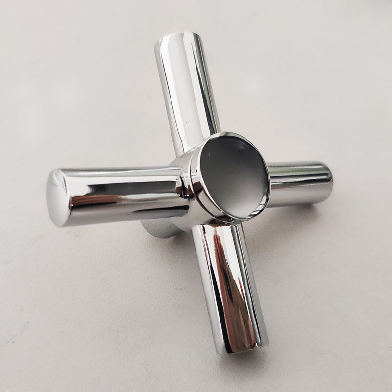 Cross Faucet Handle Knob Zinc Alloy Handwheel Universal Cold Sink Taps Switch for Kitchen Bathroom Tap Replacement Parts