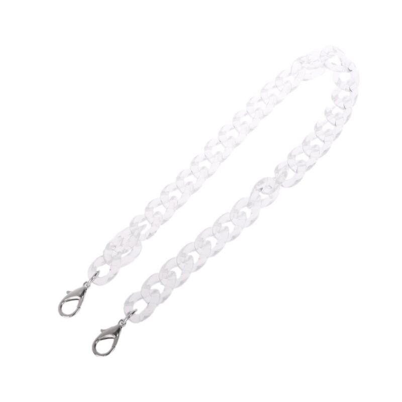 Resin Chain Replacement Handle Shoulder Crossbody Handbag Bag Strap 60-120cm: 13-120cm