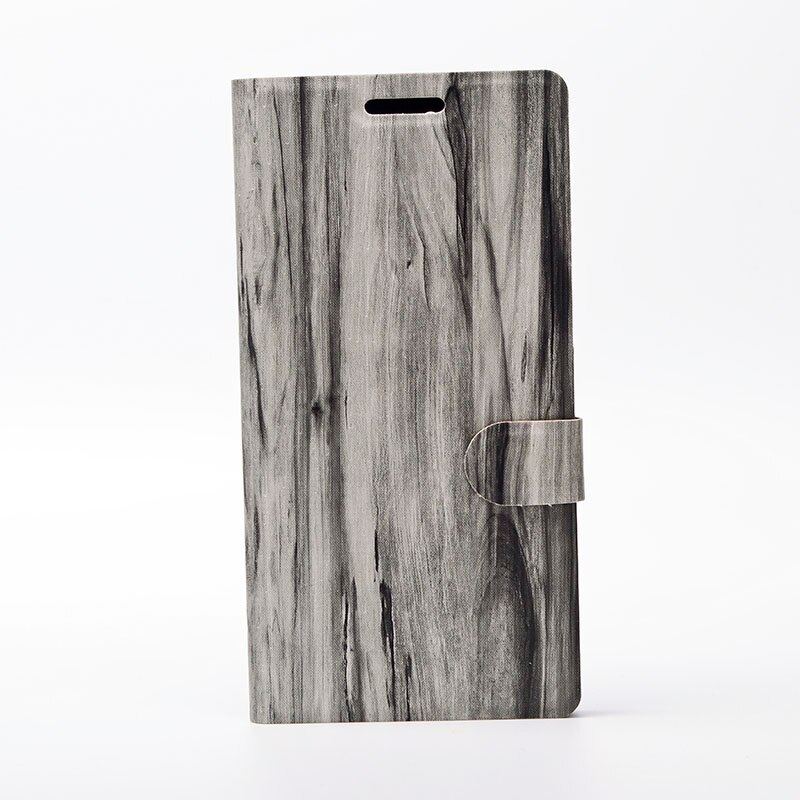 Luxe Flip case wallet style leather Case Voor Samsung Galaxy Core LTE G386F SM-G386F met Kaarthouder Stand: light gray