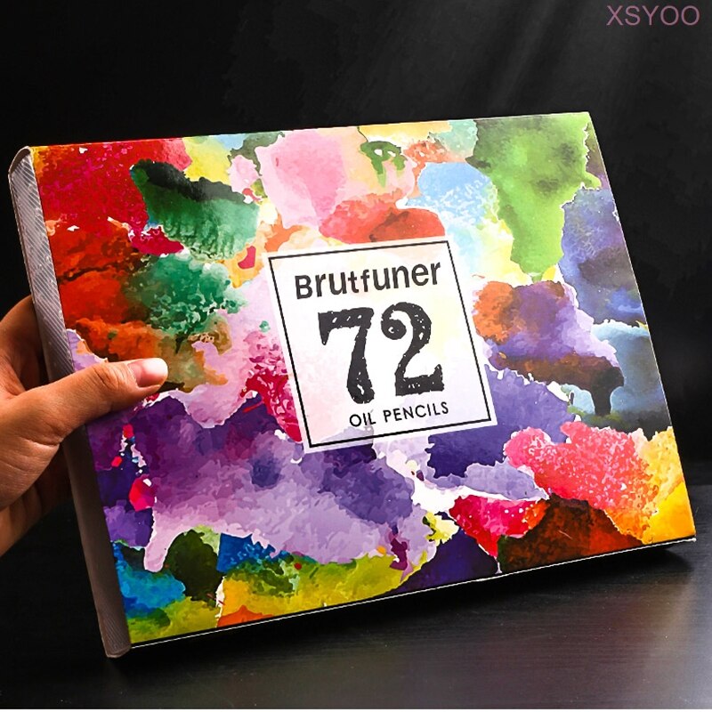 Brutfuner 12/48/72/120/160/180/260 Colors Oil Colored Pencils Set Drawing Sketch Colour Pencil For School Student Art Supplies: 72 Colors Set