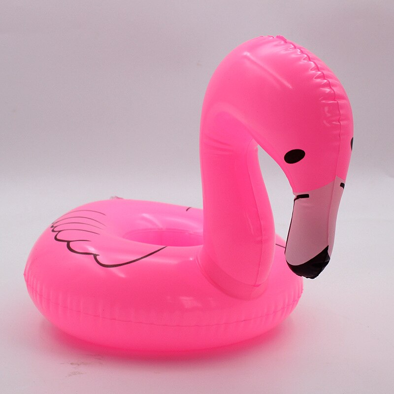 Starmax – porte-gobelet gonflable en forme de crabe, porte-boisson, flotteur de piscine, refroidisseur de bière, jouet de piscine, sous-verres flottants: swan pink