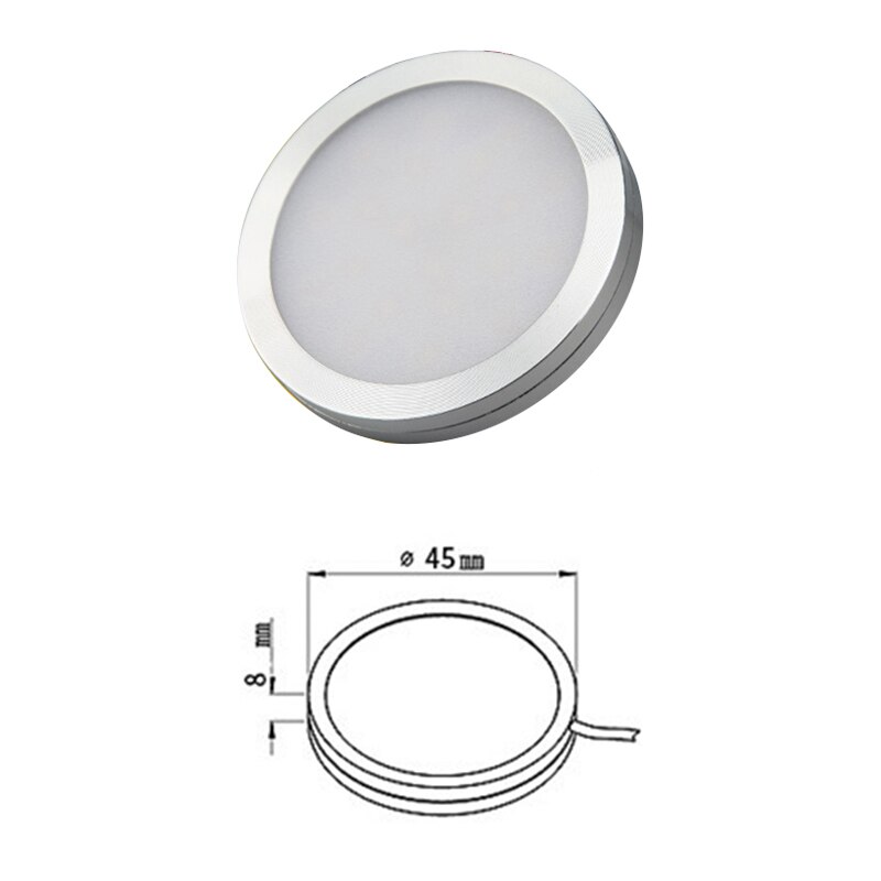 6 Pcs 12V 3W Interior LED Spot Light Energy-Saving With Car Charger Switch Set For Campers Van Caravan Motorhome