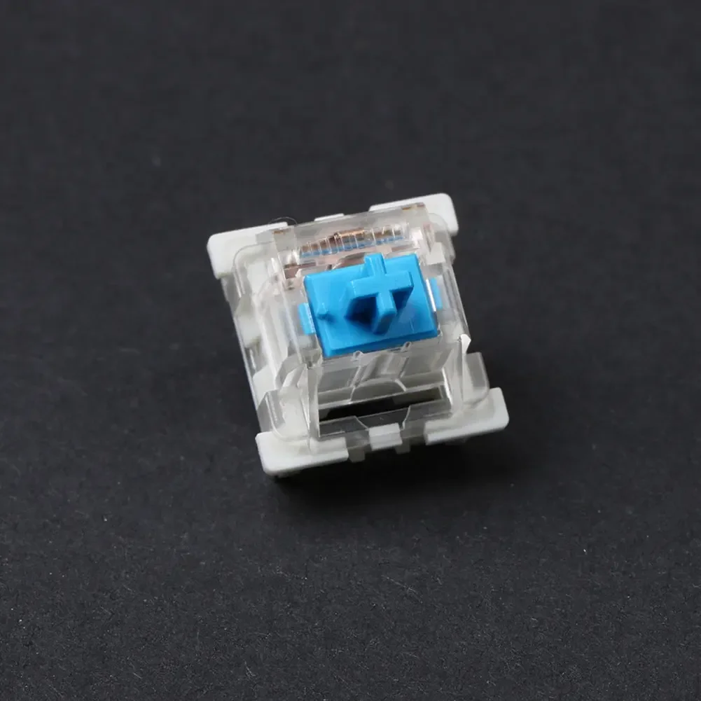 Outemu Stille/Clicky Schakelaars Mechanische Toetsenbordschakelaar 3pin Smeermiddel Rgb Gaming Mx Schakelaars Lineaire Tactiele Multicolor Transparant: Goud